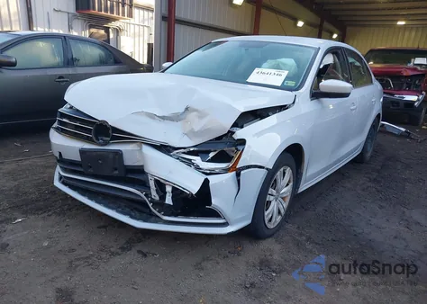 2017 Volkswagen Jetta 1.4T S из США, поврежденный, VIN 3VW2B7AJ4HM233162